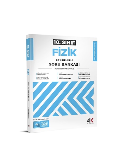 4k 2026 10. Sınıf Fizik Etkinlikli Soru Bankası