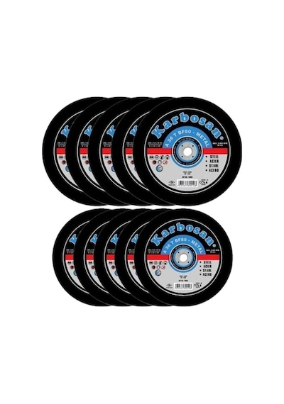 115 X 3 X 22.23 Metal Kesme Taşı Düz 10lu