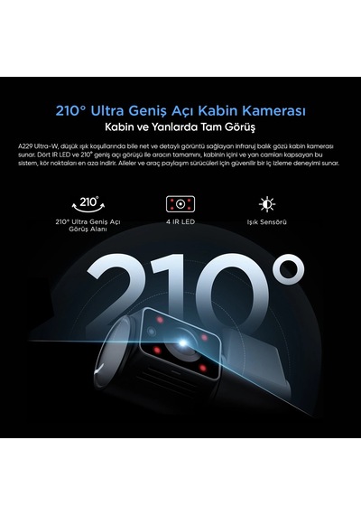 Viofo A229 Ultra 3 Kameralı Ön+iç+arka Dış Su Geçirmez 4k+4k+1080p Sony Starvis 2 Sensörlü Hdr Wi-fi 6 Gps'li Araç Kamerası