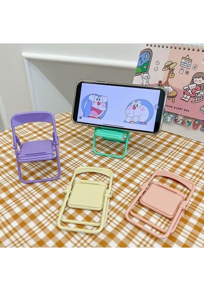 Cep Telefonu Tablet Standı Sandalye Figürlü