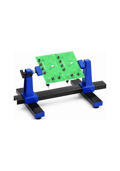 Ayarlanabilir Pcb Levha Board Tutucu Havya Tamir Standı Açık Kırmızı