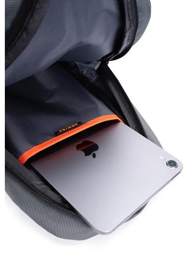 Np 2209 Unisex Minimal Sırt Çantası Laptop Bölmeli Şehir İçi Kullanım Gri