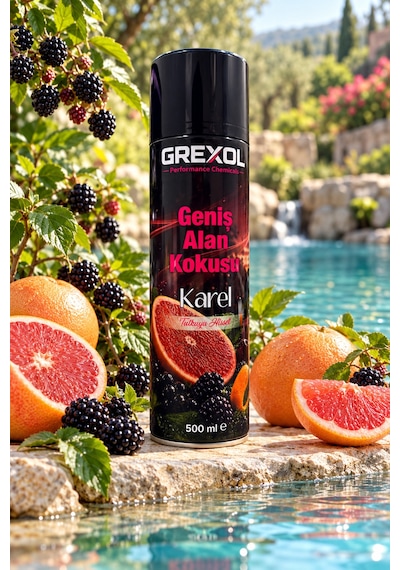 Vivanni Home Karel Ev Ofis Mağaza Oda Kokusu 500 Ml Kötü Kokuları Nötralize Eden Geniş Alan Spreyi Meyveli