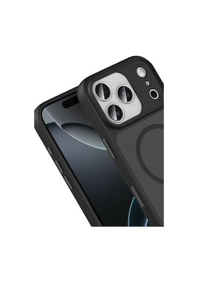 Joko Apple iPhone Uyumlu, 17 Pro Megane Magsafe Kapak - Siyah