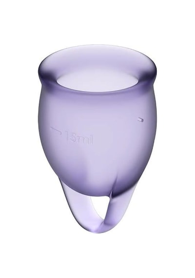 Satisfyer Feel Confident Menstrual Cup Lila