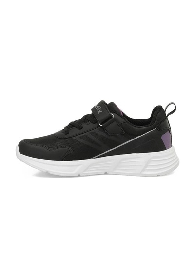 Kinetix 101741864 Rugos Pu J Siyah-mor Gümüş Kız Çocuk Spor Ayakk Siyah