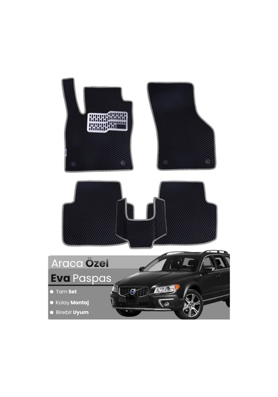 Volvo Xc70 2007-2016 Uyumlu Eva Paspas Tam Set Oto Paspas,araca Özel,tam Koruma,kolay Montaj 189
