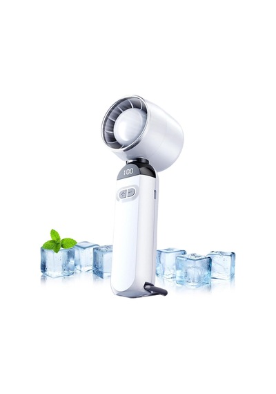Şarjlı El Fanı 12000rpm 0-120 Hız Ayarı Masaüstü Vantilatör Mini Fan