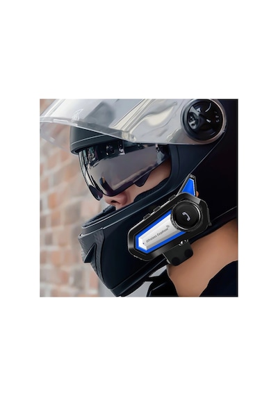 Bt31 Motosiklet Kask Bluetooth Kulaklık Interkom Su Geçirmez Moto Intercomunicador Bluetooth V5.2 Led Işıklı Kask Kulakığı Otomatik Çağrı Cevaplama İntercom