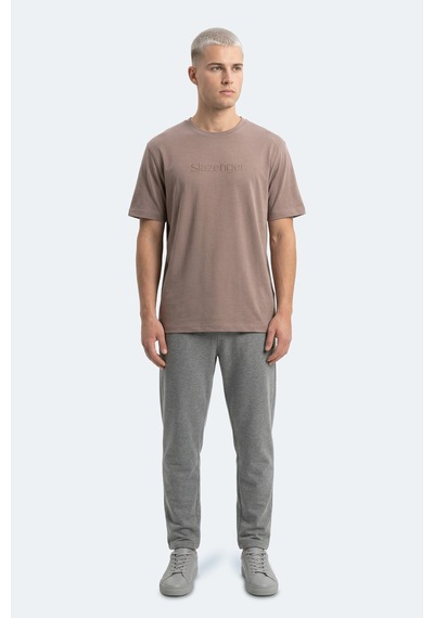 Slazenger Zuranıs Erkek Kahve Tişört