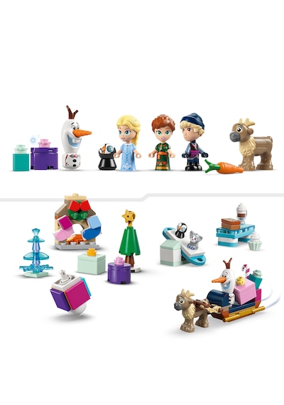 LEGO® ǀ Disney Karlar Ülkesi 2025 Yılbaşı Takvimi 43273 - 5 Yaş ve Üzeri Prenses Seven Çocuklar için Yaratıcı Oyuncak Yapım Seti (231P)