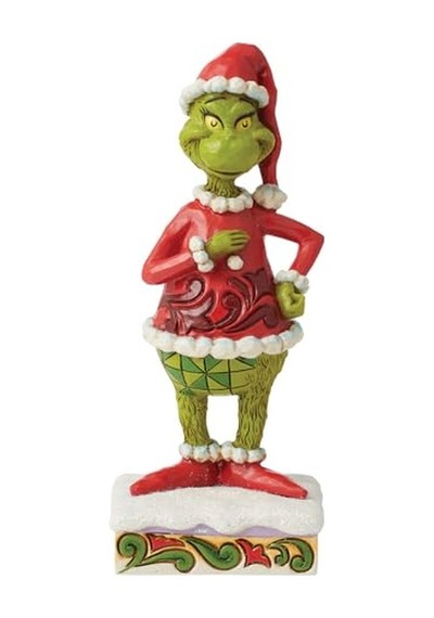 Jim Shore Dr. Seuss Mutlu Grinch Heykelcik 16,5 Cm Genel
