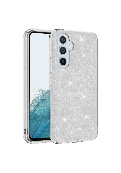 Samsung Galaxy Uyumlu A54 Kılıf Zore Parıltılı Simli Shining Silikon