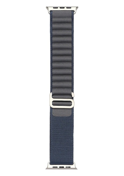 Apple Watch 7 45mm Uyumlu Kordon Alpine Hasır Örgü Krd-74 Kumaş Kayış