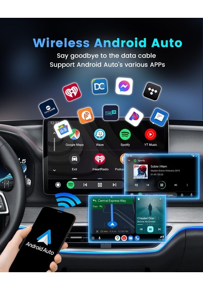 Carlinkit Mini Se Pro Kablosuz Carplay Adaptörü/kablosuz Android Oto Adaptörü, Yüksek Dereceli Dayan Sku: Smgstk96a020bf0b