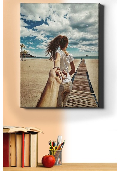 Webstyle Sayılarla Boyama Seti Kasnaklı Beni Takip Et 40 X 50 Cm