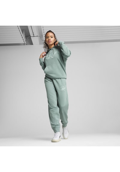 Puma 68498530 Script Comfort Kadın Eşofman Altı Yeşil