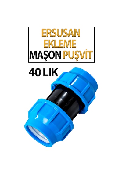 Puşvit 40 Lık Ekleme Maşon Hortum Ve Boru Bağlantısı