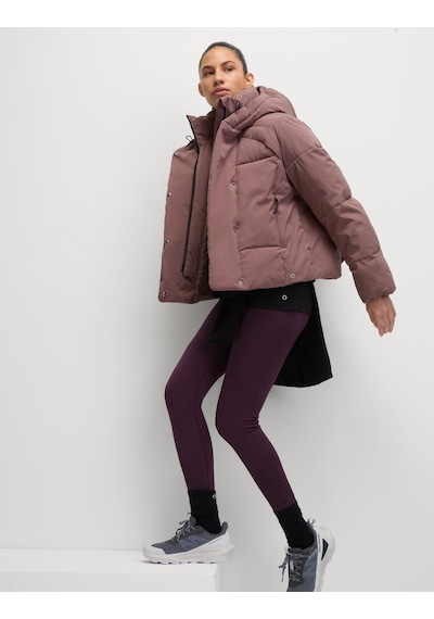 Marks & Spencer Stormwear Kapüşonlu Kısa Puffer Ceket Kahverengi