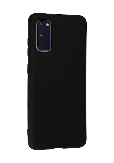 Samsung Galaxy  Uyumlu,  S20 Kılıf Nano İçi Kadife Silikon - Siyah