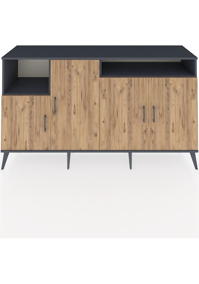 Hyperion Konsol 5 Raflı 4 Kapaklı 176x44x99 Antrasit-çam/antrasit Antrasıt/atlas Çam - Antrasıt Hyperion Konsol 5 Raflı 4 Kapaklı 176x44x99 Antrasit-çam/antrasit Antrasıt/atlas Çam - Antrasıt