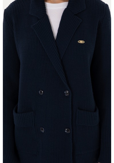 U.s. Polo Assn. Kadın Lacivert Hırka Triko 50293027-vr033 Lacivert