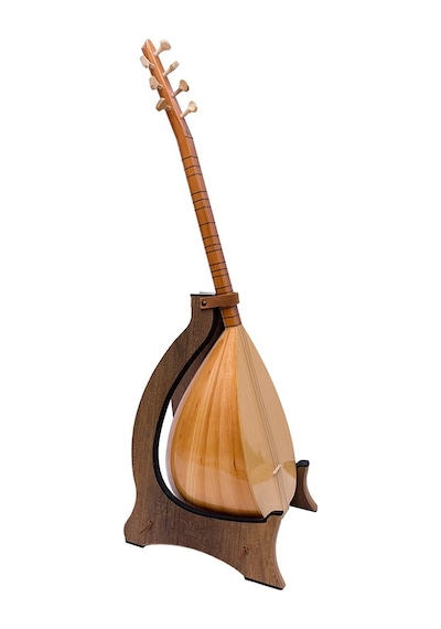 Ahşap Bağlama Standı Saz Sehpa Donizetti
