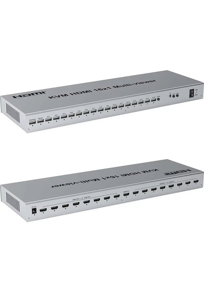 All Lınk Hkvm16 Hdmı Kvm Switch 16 Port
