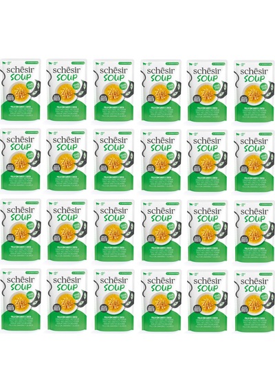 Schesir Soup Tavuklu Ve Balkabaklı Yetişkin Kedi Çorbası Pouch 40 Gr. X 24 Adet