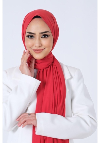 Harem Scarf Asya Şal - Kırmızı - Kırmızı