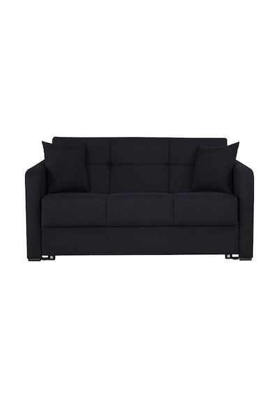 Kilim Mobilya Adonis XL Yataklı Kanepe 160 Mat Siyah