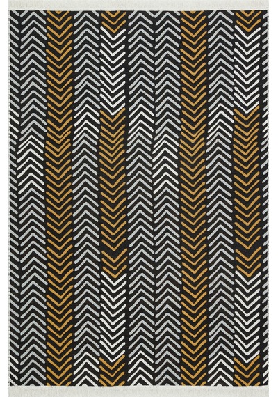 Whıte Black Yıkanabilir Çift Taraflı Modern Desenli Dokuma Kilim Whıte Black Yıkanabilir Çift Taraflı Modern Desenli Dokuma Kilim