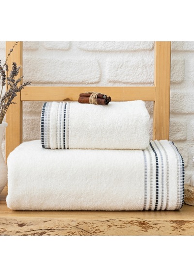 Schafer Home Rosy Armürlü Havlu 70x140 Cm 1 Parça-krem Krem