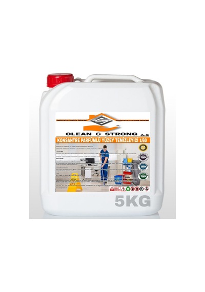 Strong&Clean Konsantre Ultra Parfümlü Yüzey Temizleyici 5 KG
