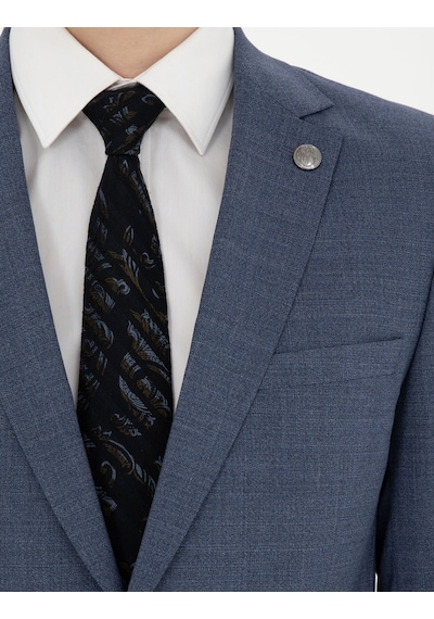 Pierre Cardin Saks Ex. Slim Fit Takım Elbise 50285279-vr032 Koyu Mavi