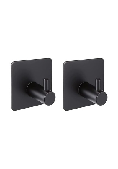 Adet Paslanmaz Çelik Mat Siyah Banyo Askısı Bornoz Askısı Havlu Askısı Havluluk Paslanmaz Hooks Diğer