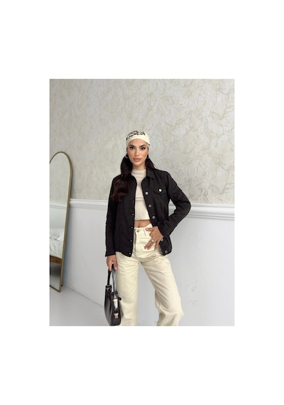 Kene Jeans Keten Füme Boyfriend Tam Kalıp Düğmeli Ceket Çok Renkli