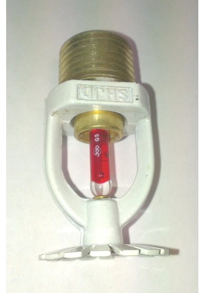 Ul Sarkık Tip Yangın Sprinkler Beyaz 68 C Kırmızı 1/2 Sr
