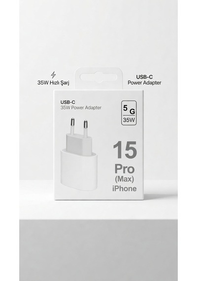 35w Type-c Şarj Adaptörü Apple Uyumlu iPhone Ve Android  Süper Hızlı Power Adaptör