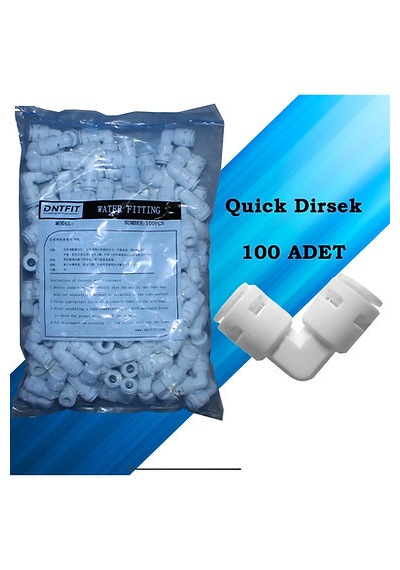 Quick Dirsek Su Arıtma Cihazı İki Tarafı Geçmeli Dirsek Filtre