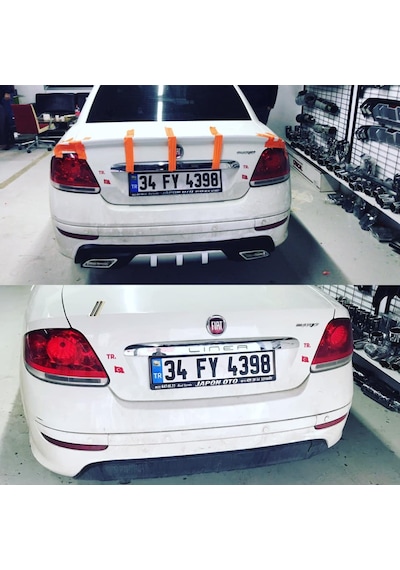 Fiat Linea Arka Tampon Eki Difüzör Abs Plastik