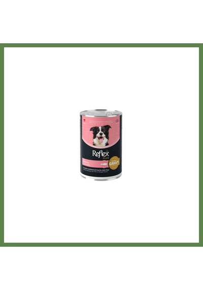 Reflex Plus Sos İçinde Et Parçacıklı Somonlu Yetişkin Köpek Konservesi 400 Gr Hb006