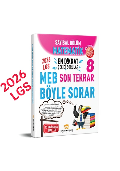 2026 Lgs Sayısal Bölüm Son Tekrar Matematik Soru Bankası Sinan Kuzucu