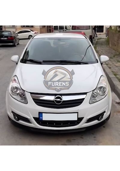 Opel Corsa D 2006-2014 Uyumlu H Lip Esnek Ön Lip 2 Parça Karlık Ön Ek Tampon Altı Dill