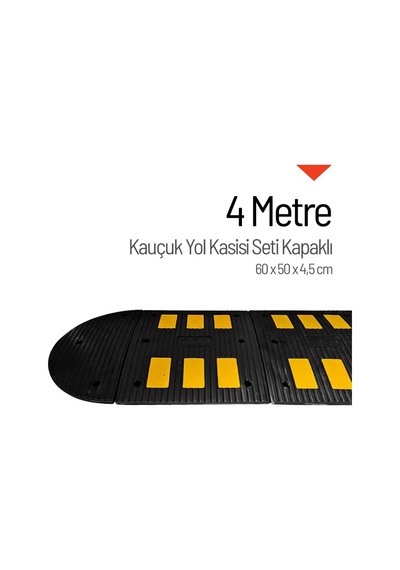 Kauçuk Hız Kesici 6 Bantlı - 4 Metre Set-4101