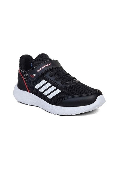 Moda Ayakkabı B-100 Syh-byz Erkek Çocuk Rahat Spor Ayakkabı Siyah