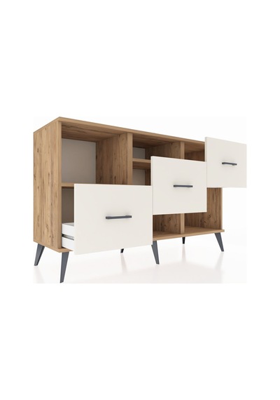 Kronos Konsol 2 Raflı 3 Çekmeceli 132x59x83 Çam-çam/aytaşı Çam/aytaşı Kronos Konsol 2 Raflı 3 Çekmeceli 132x59x83 Çam-çam/aytaşı Çam/aytaşı