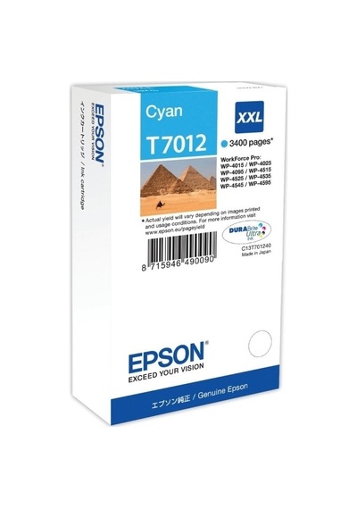 Tonersepeti Epson T7012xxl C13t70124010 Mavi Kartuş