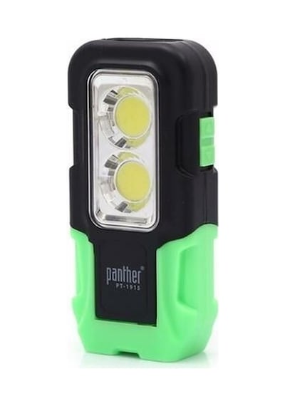 Panther Pt-1915 2x5w Cob Led El Mıknatıslı Pilli El Feneri Gri