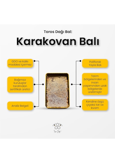 Toros Dağı Karakovan Balı Premium 900 G